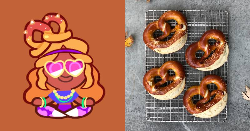 ilustrasi Yoga Cookie (cookierun.fandom.com) | ilustrasi pretzel (unsplash.com/David Nuescheler)