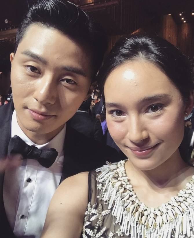 Park Seo Joon dan Tatjana Saphira (instagram.com/tatjanasaphira)