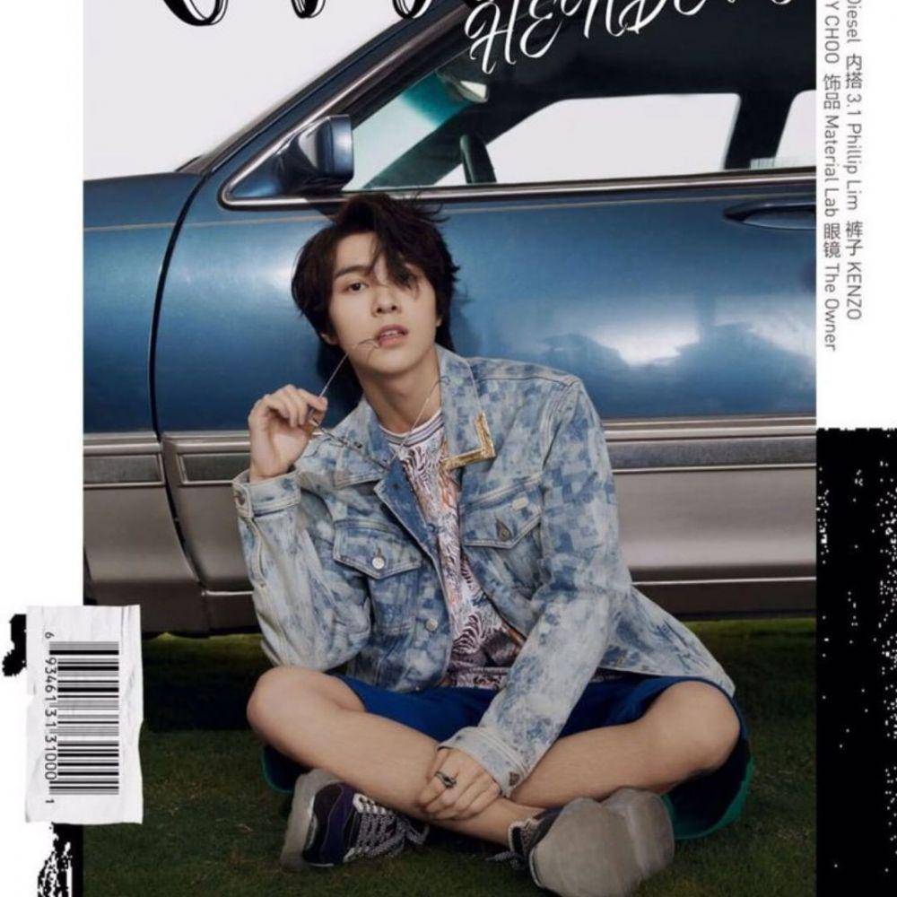 Jacket jeans ala member NCT (instagram.com/nctunited00)