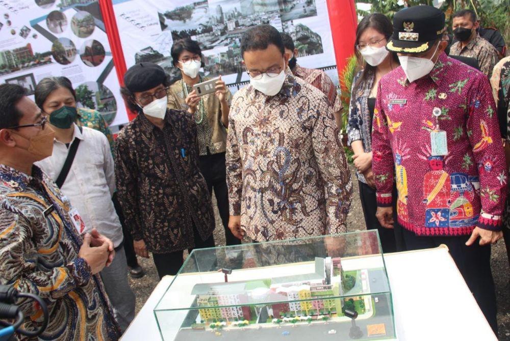 Anies Bangun Kampung Susun untuk Korban Penggusuran di Bukit Duri
