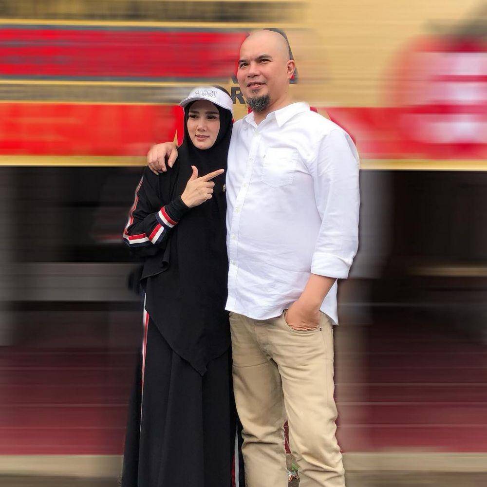 OOTD Couple Mulan Jameela dan Ahmad Dhani. (instagram.com/mulanjameela1)