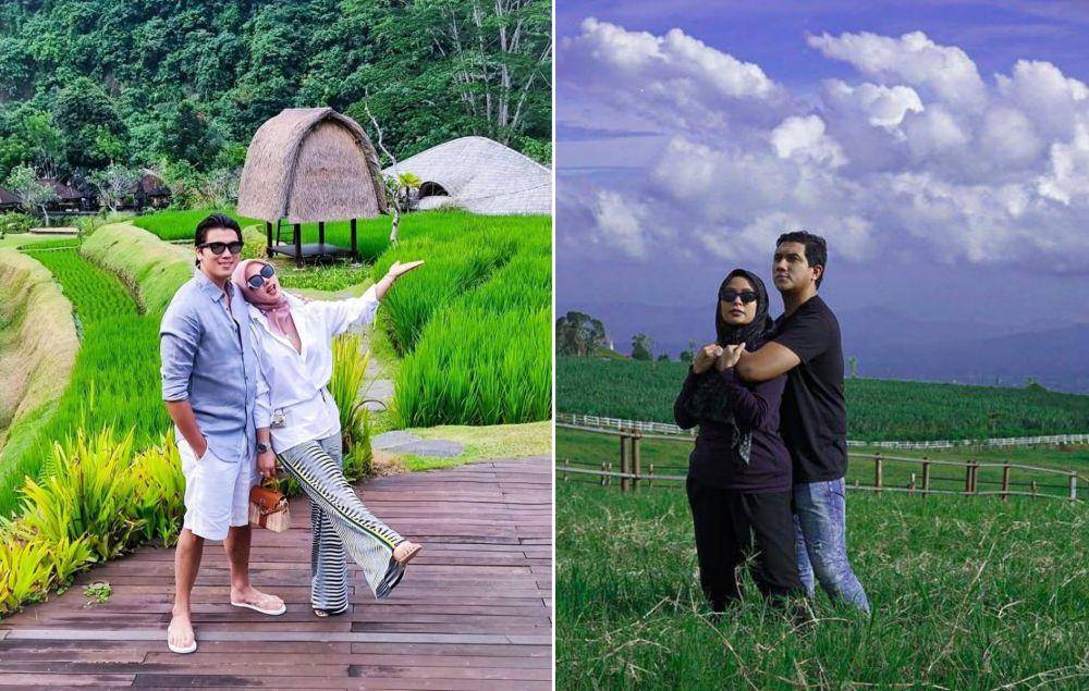 potret artis pelesiran ke sawah (instagram.com/princessyahrini | instagram.com/tantrisyalindri)
