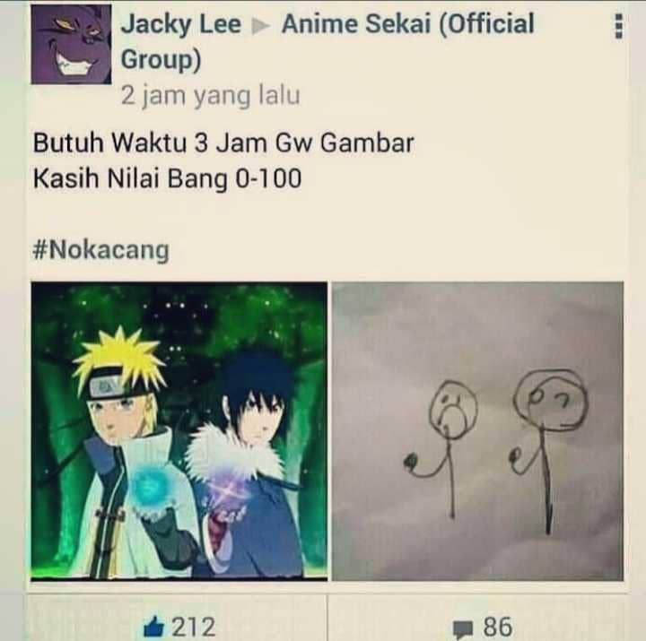 tak mirip dengan contohnya (instagram.com/ngakakkocak)