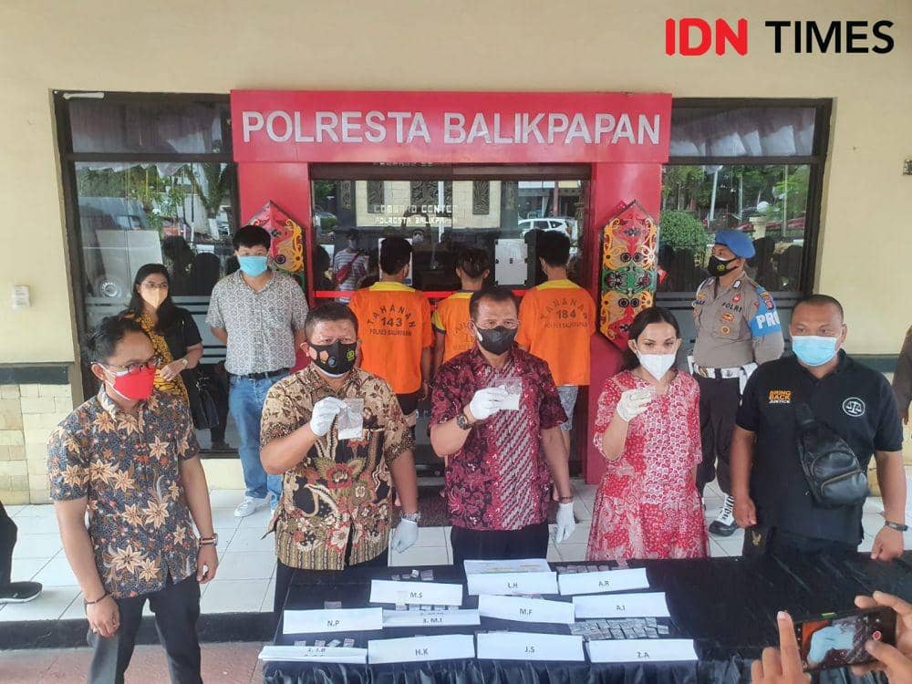 Operasi Antik Mahakam, Polresta Balikpapan Tangkap 22 Pengedar Sabu