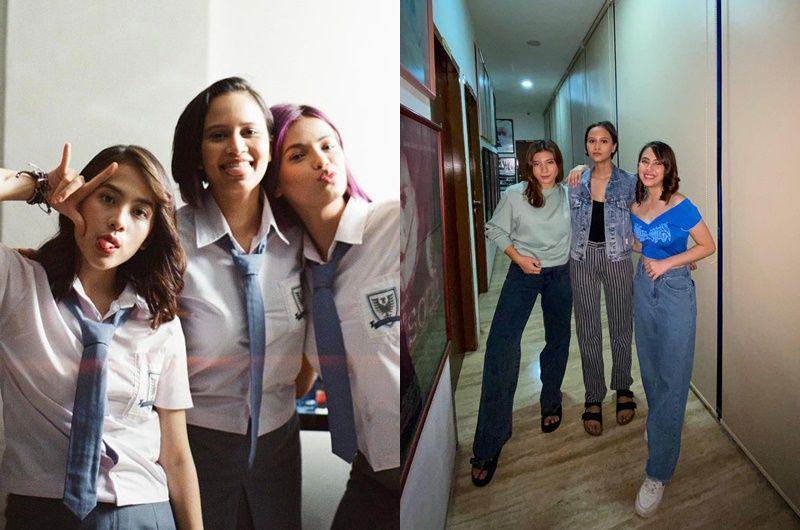 10 Potret Kompak Zara, Lutesha, dan Shalom, Pemain Virgin The Series