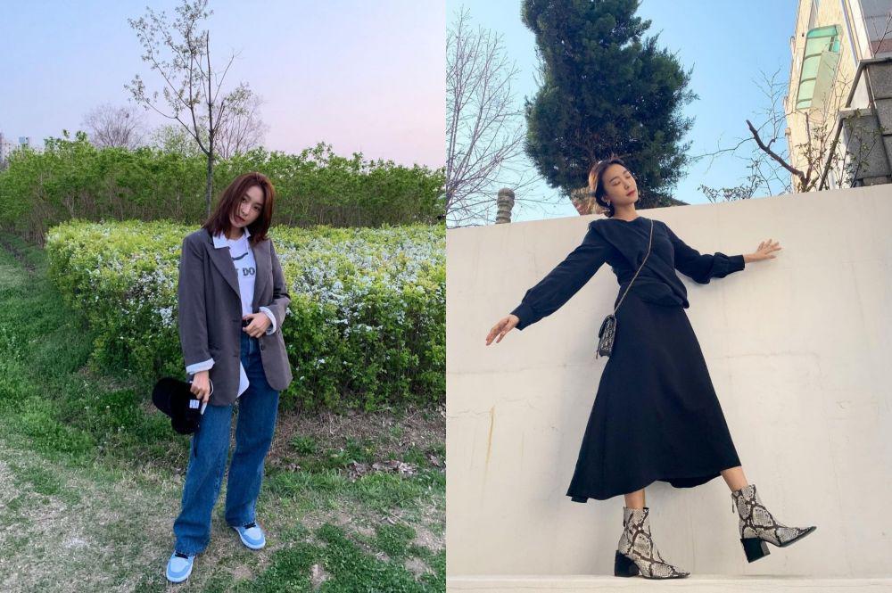 12 Ide Gaya Kasual ala Yoon Bo Ra, Simple dan Kekinian Banget