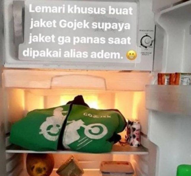 ide kocak kulkas jadi lemari (instagram.com/dramaojol)