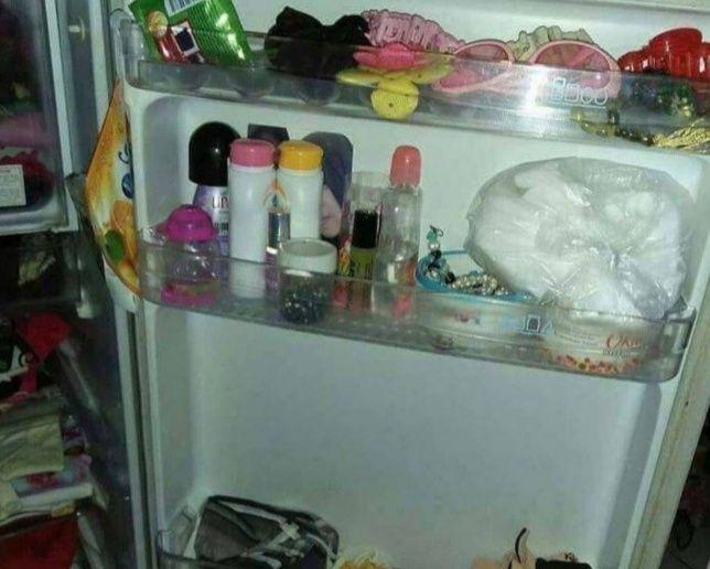 ide kocak kulkas jadi lemari (instagram.com/recehtapiviral)