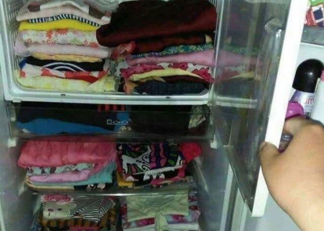 10 Ide Warga +62 Menyulap Kulkas Jadi Lemari, Bisa Simpan Helm!