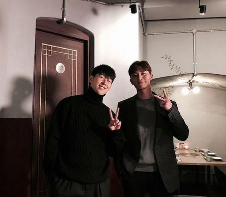 Son Heung Min dan Park Seo Jun(instagram.com/hm_son7)