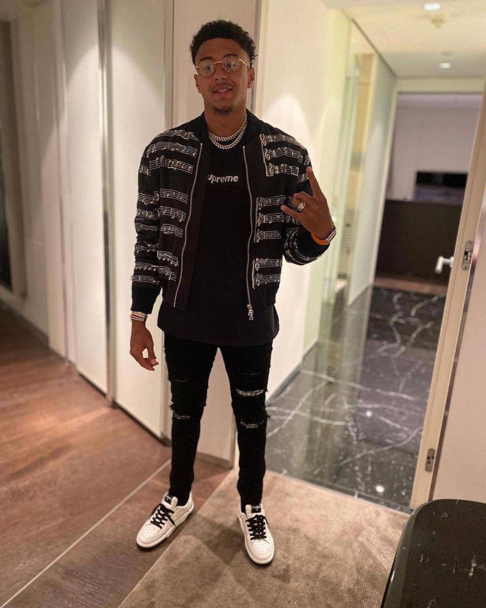 Gaya busana Jesse Lingard (instagram.com/jesselingard)