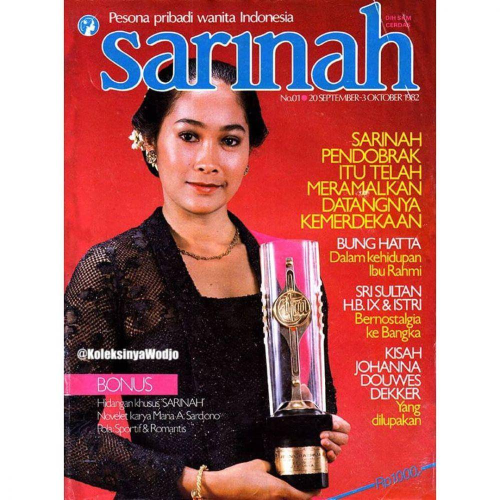 potret artis di sampul majalah jadul (instagram.com/koleksinyawodjo)