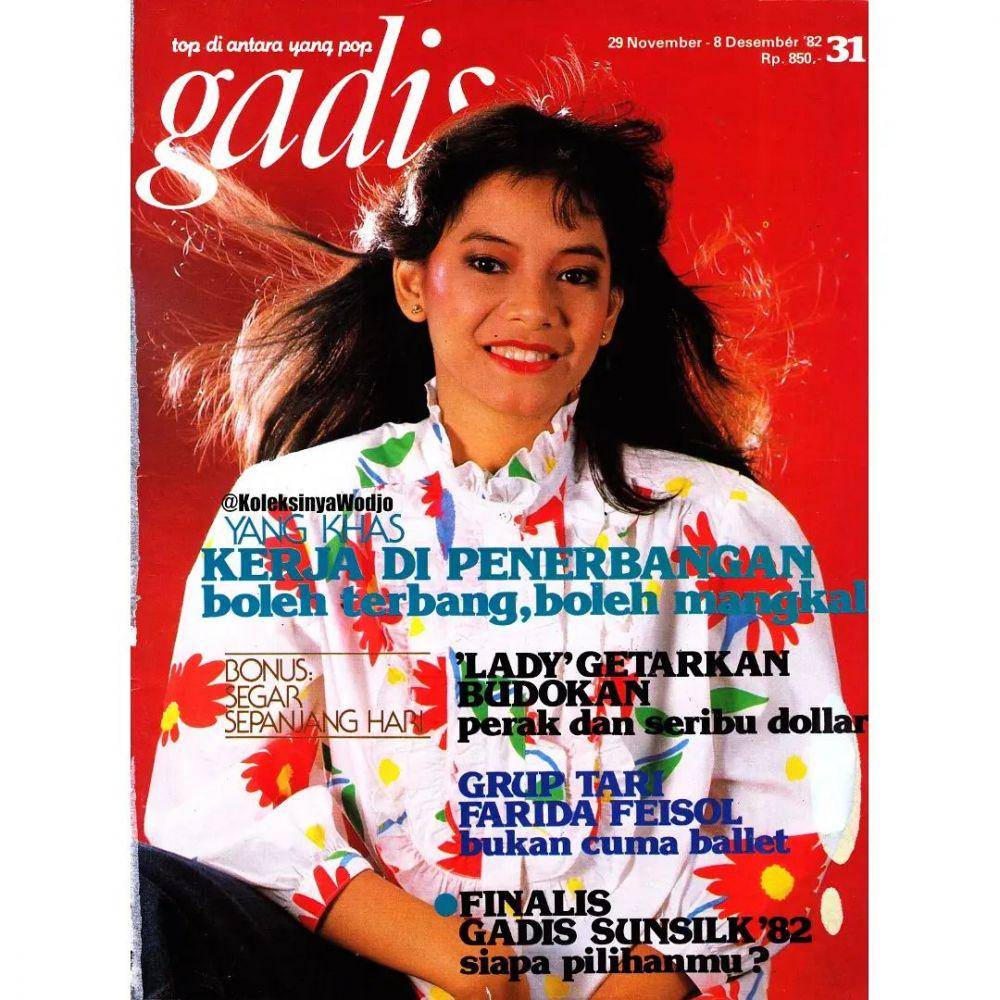 potret artis di sampul majalah jadul (instagram.com/koleksinyawodjo)