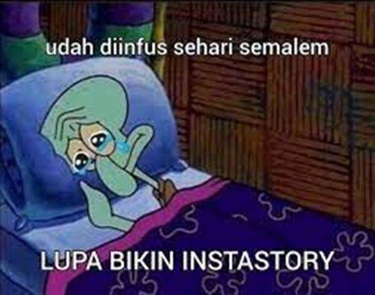 meme lupa story (facebook.com/majelishumorindo)
