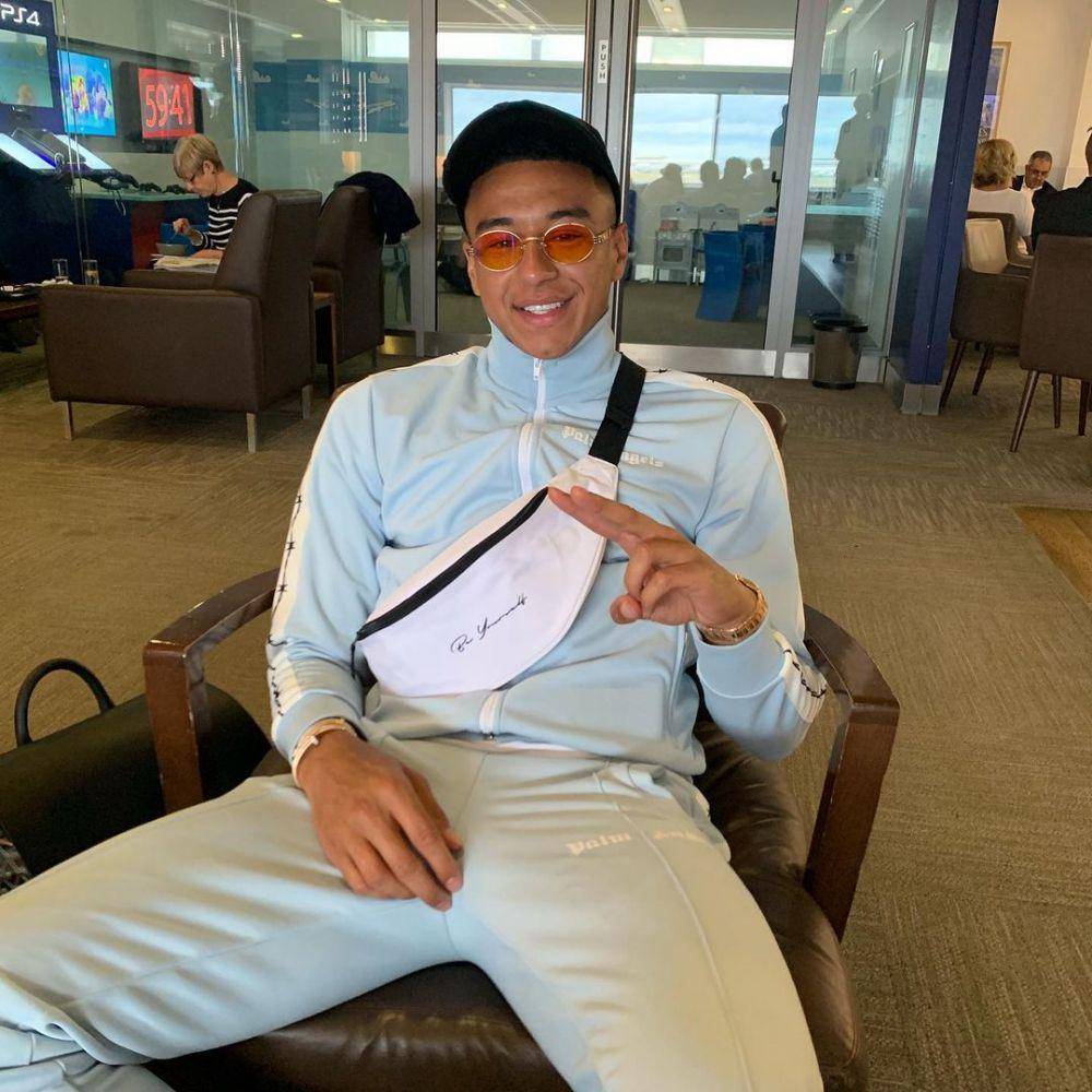 Gaya busana Jesse Lingard (instagram.com/jesselingard)