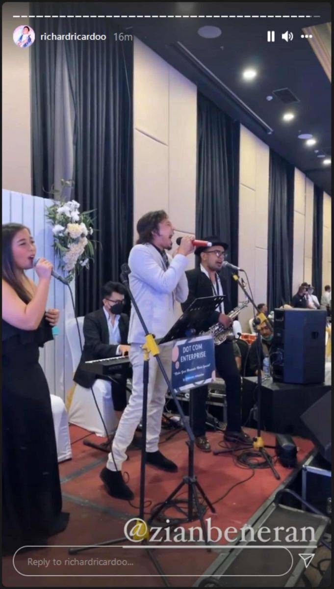Tamu undangan akad dan resepsi Lutfi Agizal (Instagram.com/richardricardoo/)