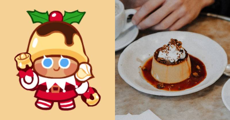 ilustrasi Pudding Cookie (cookierun.fandom.com) | ilustrasi puding (unsplash.com/Veronika Jorjobert)