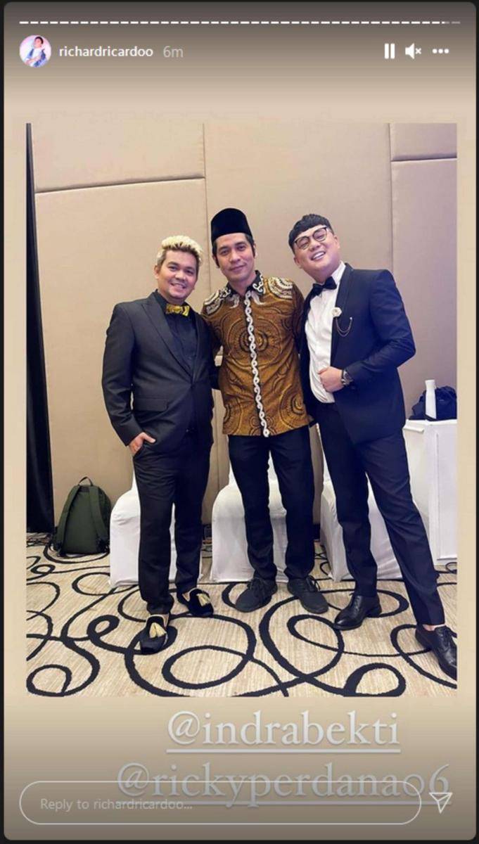Tamu undangan akad dan resepsi Lutfi Agizal (Instagram.com/richardricardoo/)