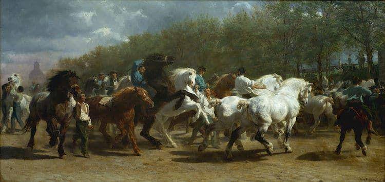 Lukisan "The Horse Fair" karya Rosa Bonheur. (mymodernmet.com)