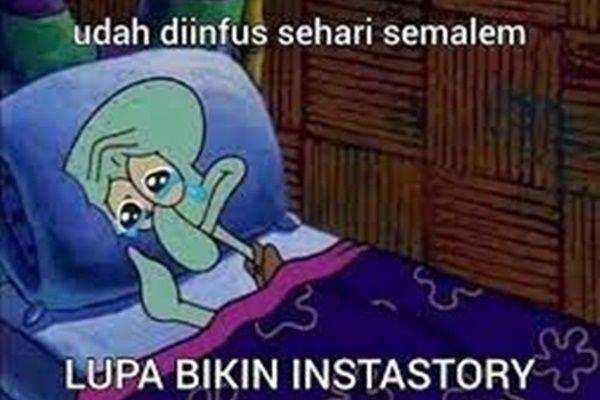 meme lupa story (facebook.com/majelishumorindo)