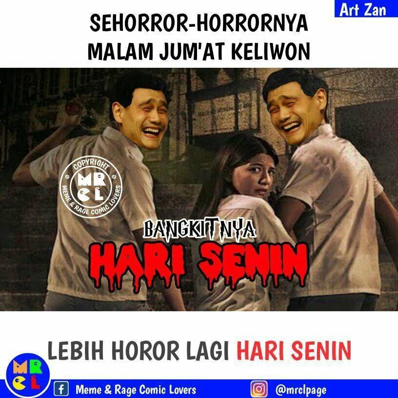 meme ketemu hari Senin (facebook.com/mrclpage)