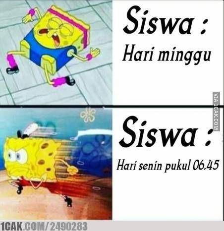 meme ketemu hari Senin (1cak.com)