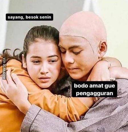 meme ketemu hari Senin (1cak.com)