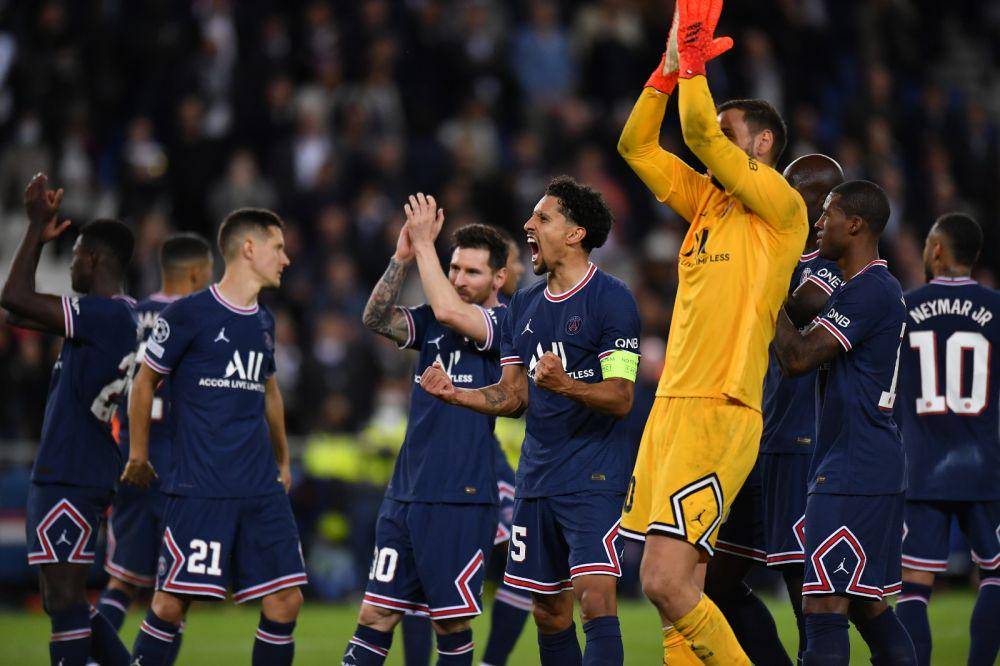 potret selebrasi kemenangan PSG (twitter.com/PSG_English)