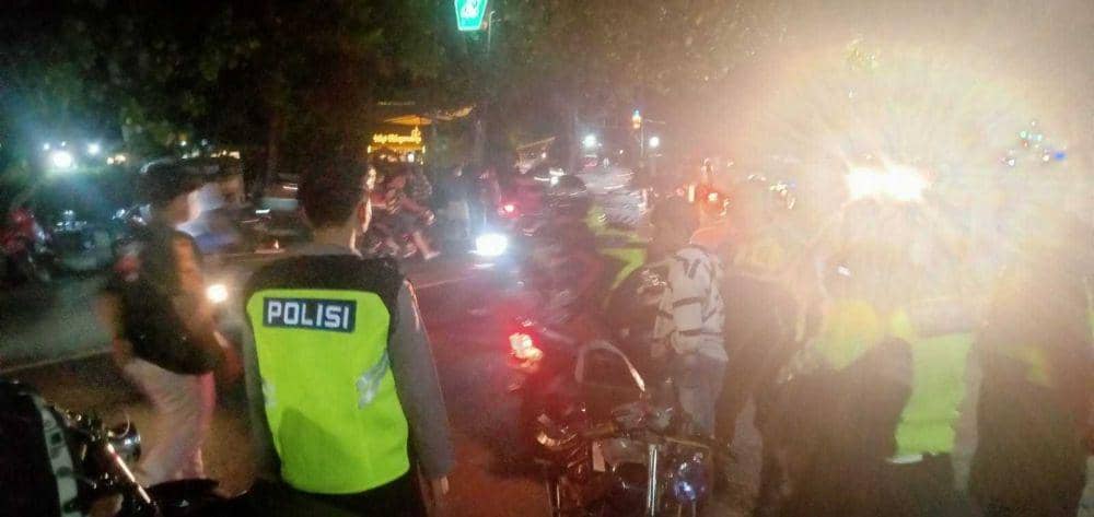 Razia motor knalpot brong di Jombang. IDN Times/Zainul A