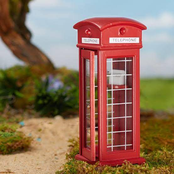 miniature telephone box (vostory.com)