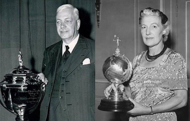 potret George Alan Thomas dan Betty Uber (dok. bwfmuseum.isida.pro | dok. gettyimages.co.uk)