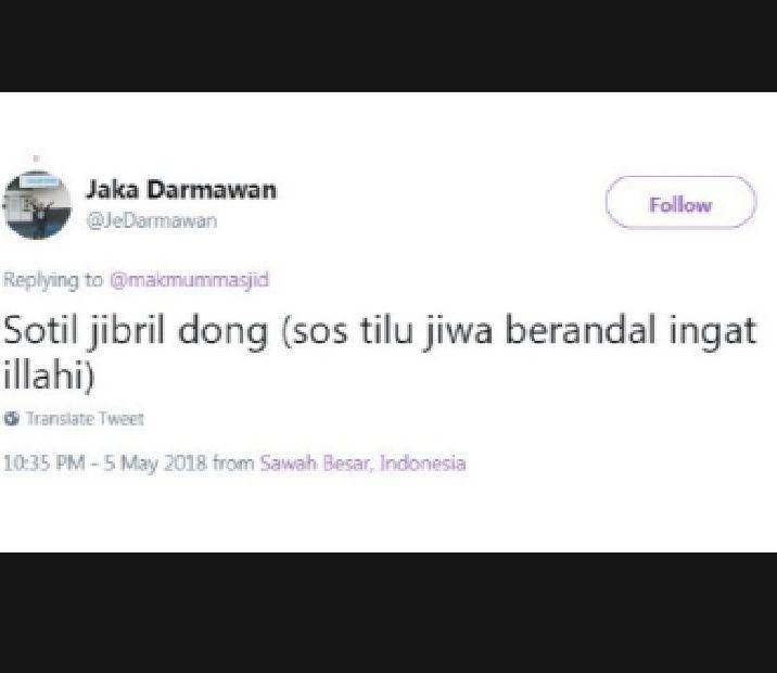 singkatan lucu jaman sekolah (twitter.com/jakadarmawan)