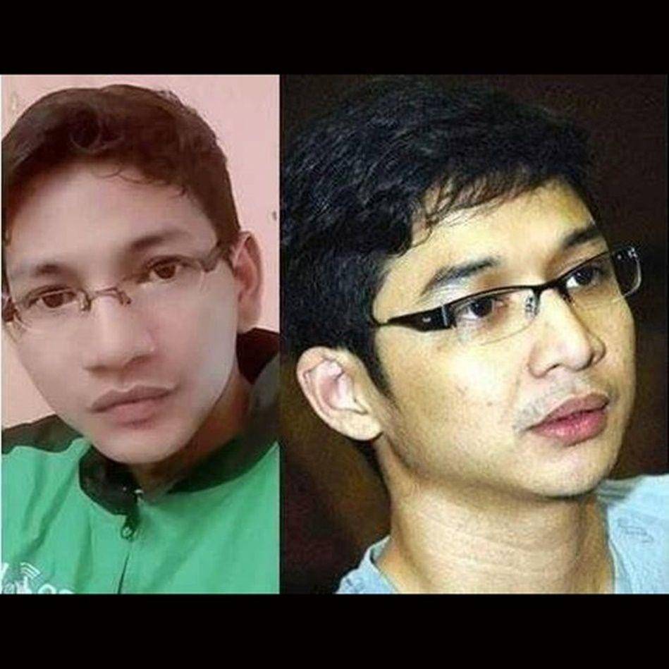 driver ojek online mirip artis (instagram.com/memecomic.id)