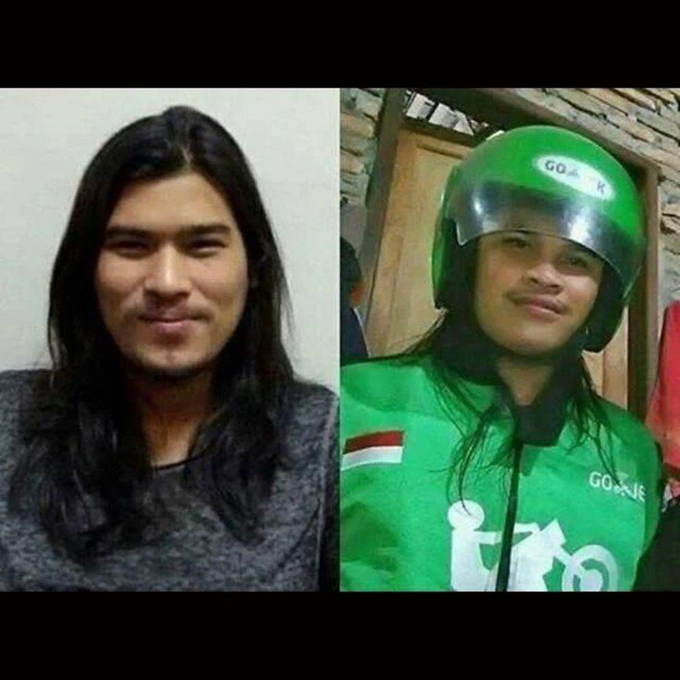 driver ojek online mirip artis (instagram.com/memecomic.id)