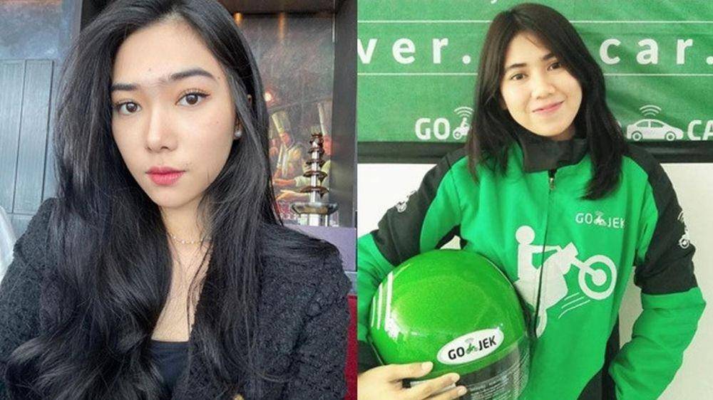 driver ojek online mirip artis (instagram.com/intancampina)