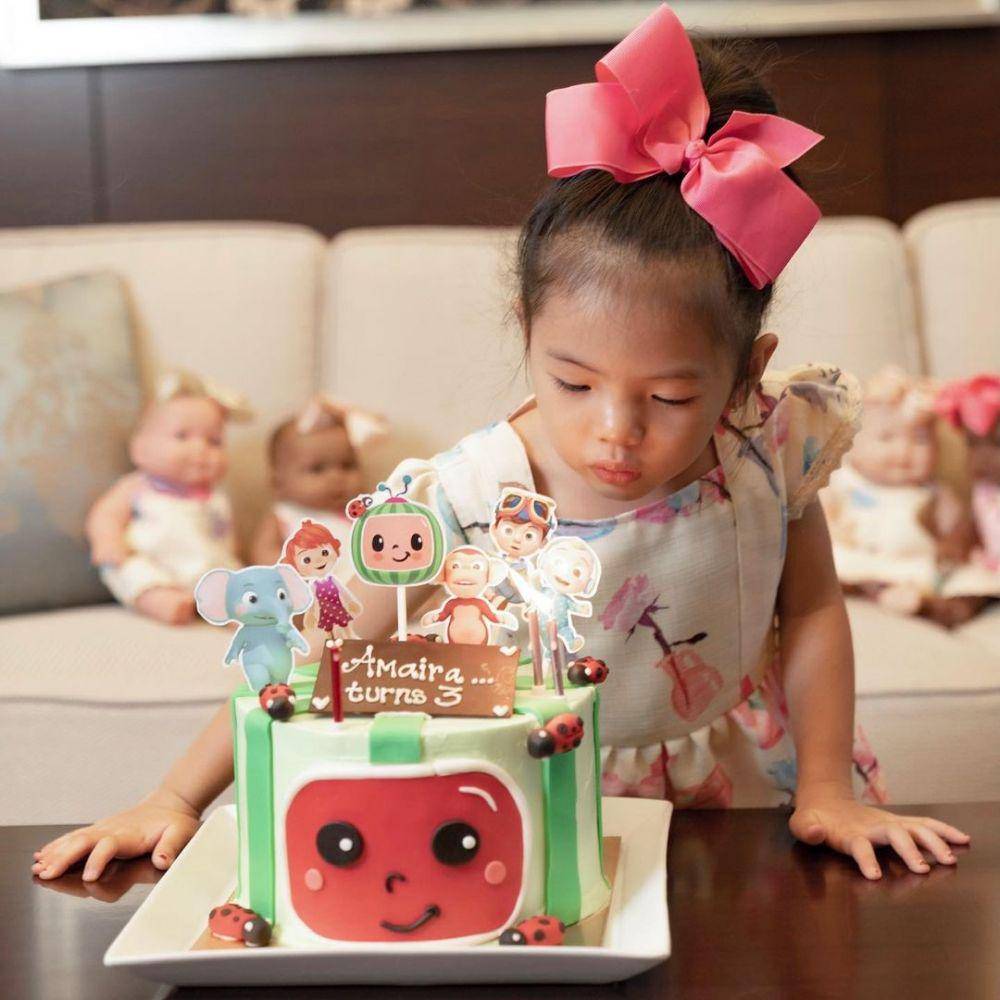 potret perayaan ultah Amaira anak Farah Quinn (instagram.com/farahquinnofficial)