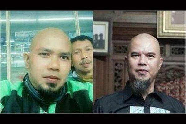 driver ojek online mirip artis (instagram.com/memecomic.id)