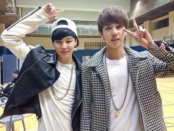 Jimin dan Jin BTS (twitter.com/bts_bighit)