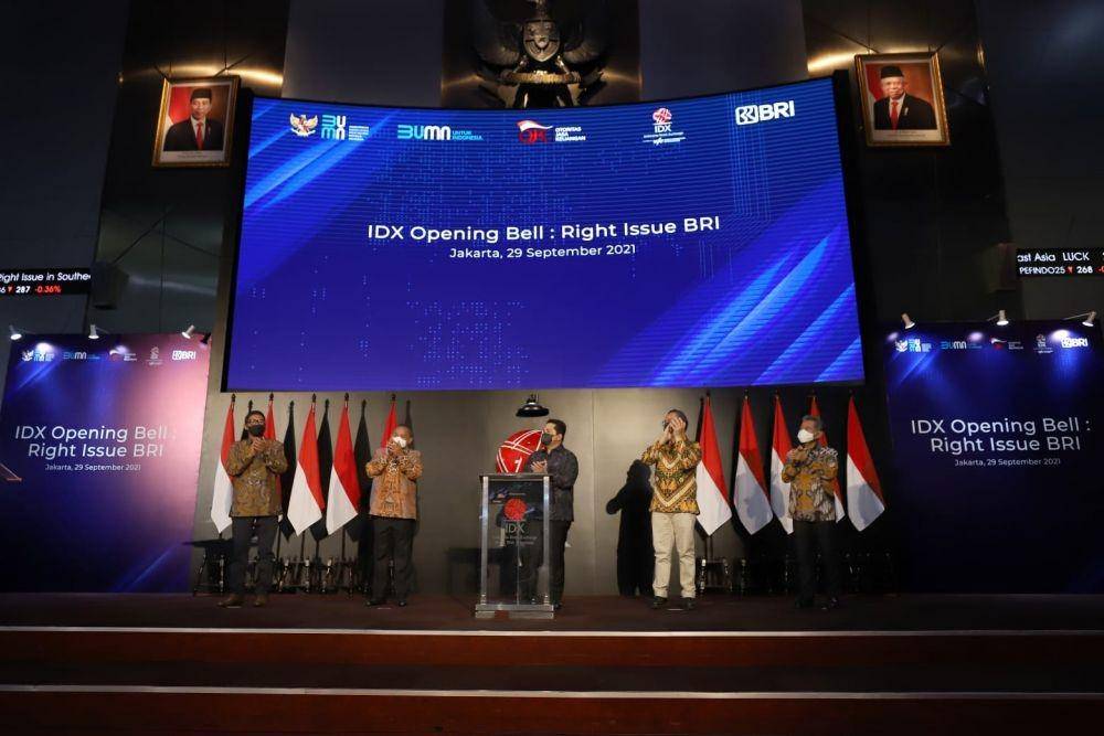 IDX Opening Bell: Right Issue BRI. (Dok. BRI)