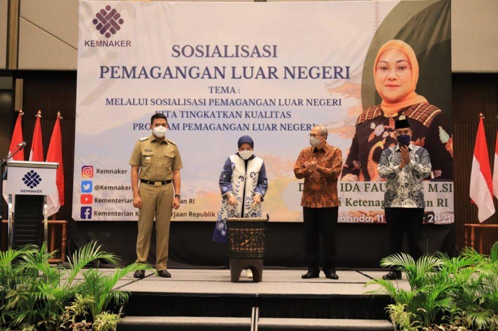 Menaker Ida Buka Sosialisasi Pemagangan Luar Negeri