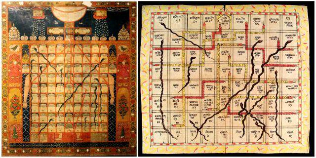 Permainan ular tangga diciptakan oleh Sant Gyandev pada abad ke 13 dengan nama Moksha Patam. (thevintagenews.com)