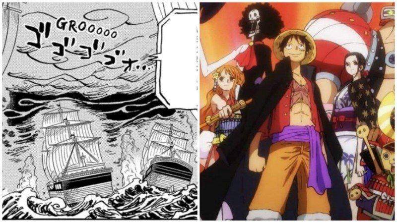 Kapal Pemerintah Dunia dan Topi Jerami. Dok. Shueisha