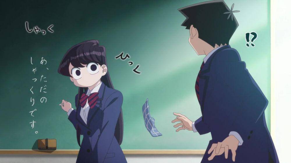 Komi dan Tadano (dok. Studio OLM/Komi Can't Communicate)
