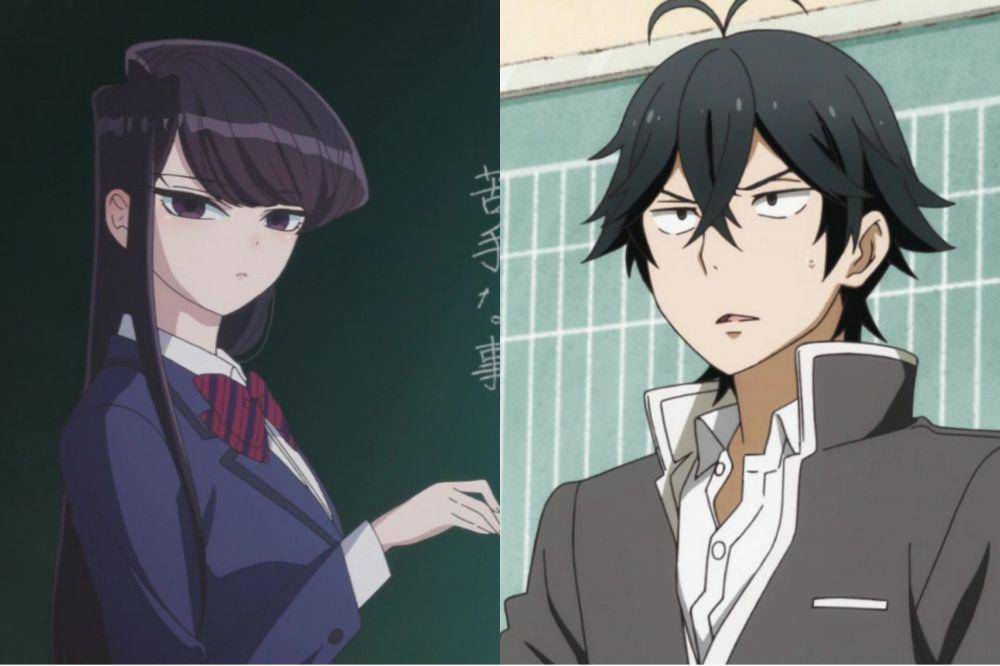 Komi Shouko (dok. Studio OLM/Komi Can't Communicate) | Handa Sei (dok. Studio Diomedéa/Handa-kun)