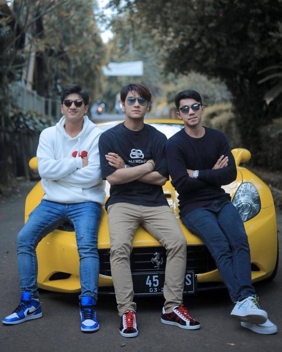Harris Vriza, Rizky Billar, dan Ady Sky (instagram.com/adysky99)