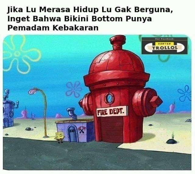 meme pemadam kebakaran (facebook.com/togog.berdikari)