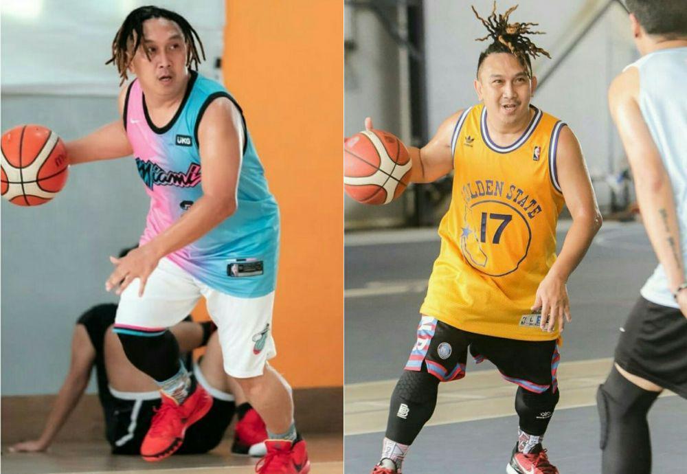 9 Potret Nyentrik Augie Fatinus Main Basket, Sempat Manajeri Timnas