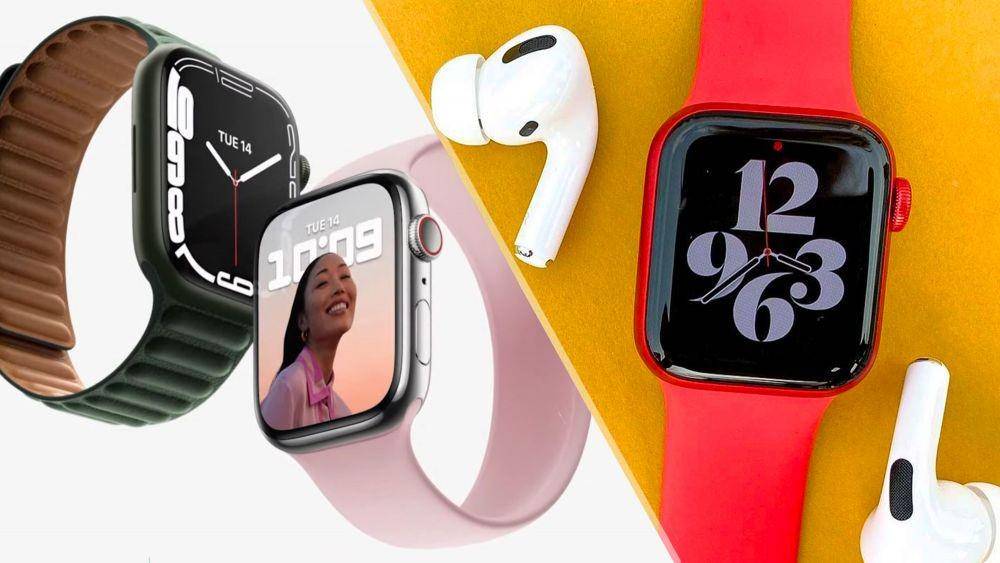 ilustrasi Apple Watch Series 6 dan Watch Series 7 (tomsguide.com)