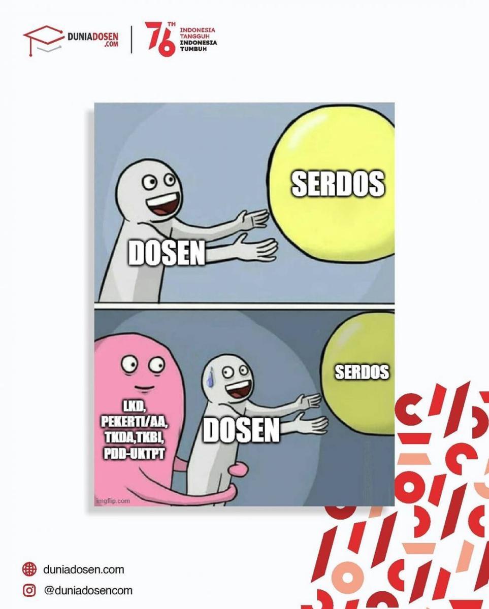 meme dosen (instagram.com/duniadosencom)