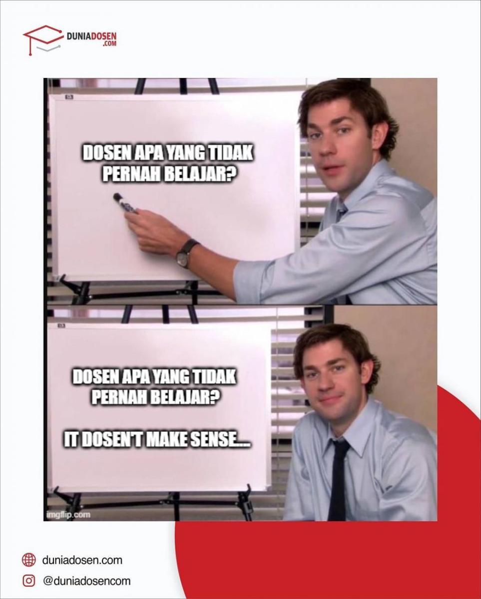 meme dosen (instagram.com/duniadosencom)